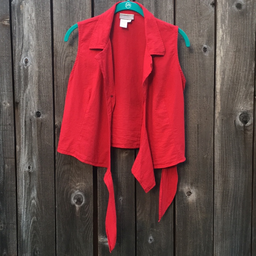 Coldwater Creek wrap top size small - Picture 7 of 17